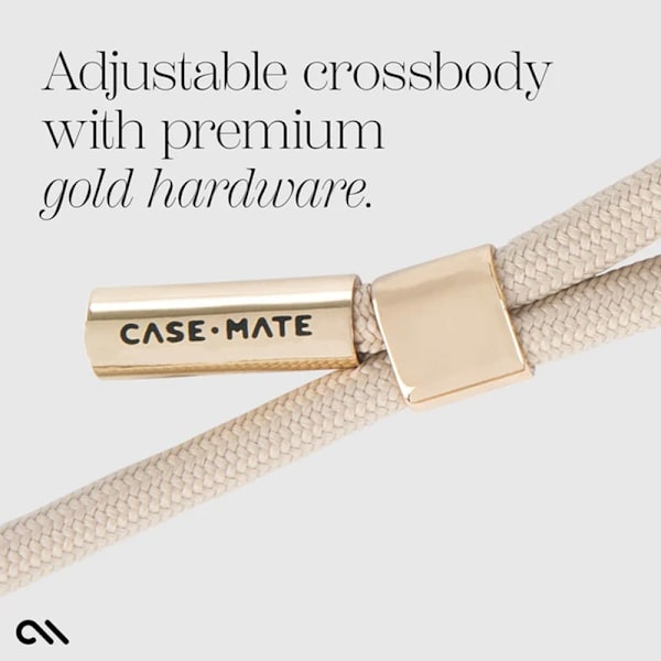 Case-Mate Phone Crossbody Rope - olkahihna puhelimelle (beige)