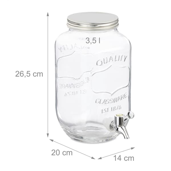 3,5 liters dryckesautomat i 2-pack