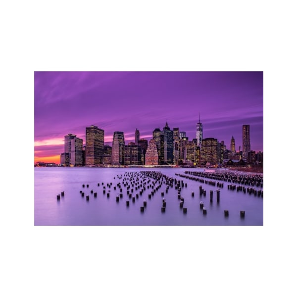 New York Violet Sunset - 50x70 cm