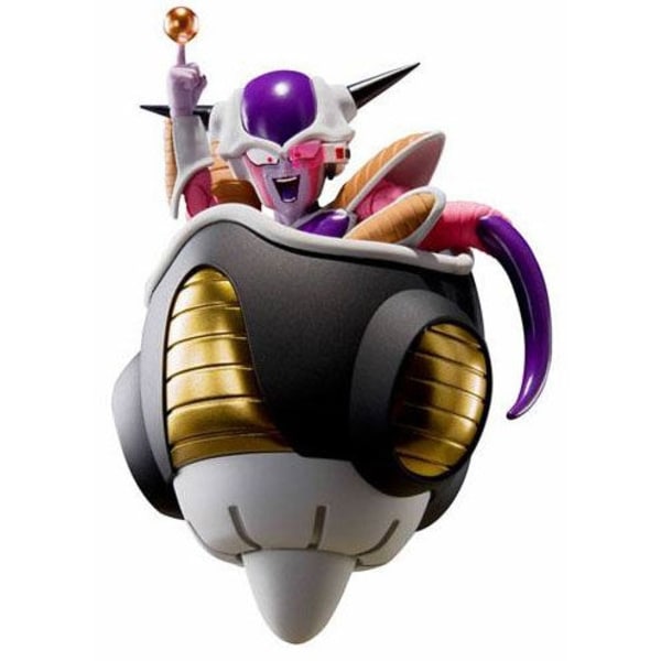 Frieza First Form Figur och Pod Set, 11 cm samlarobjekt
