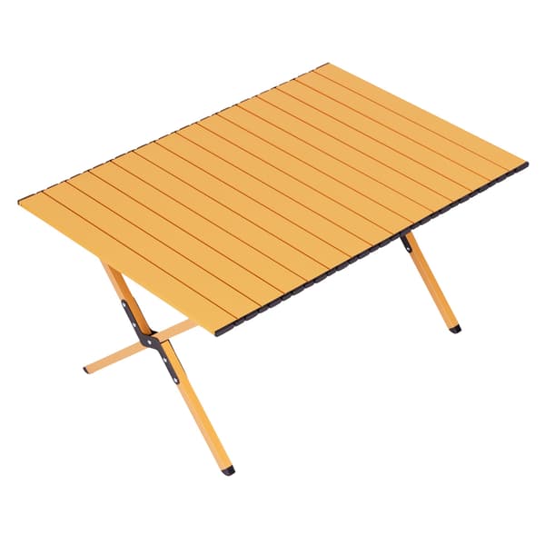 Hopfällbart campingbord 90x60 cm med bärväska
