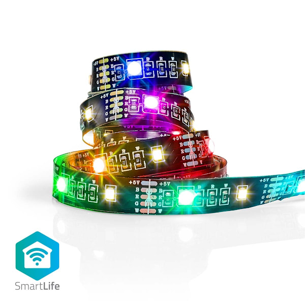 SmartLife LED-Remsa | Bluetooth® | RGB / Varm Vit | SMD | 2.00 m | IP20 | 2700 K | 380 lm | Android™ / IOS