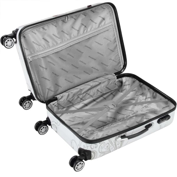Hård kuffert 42L, ABS-plast, sommerfugledesign