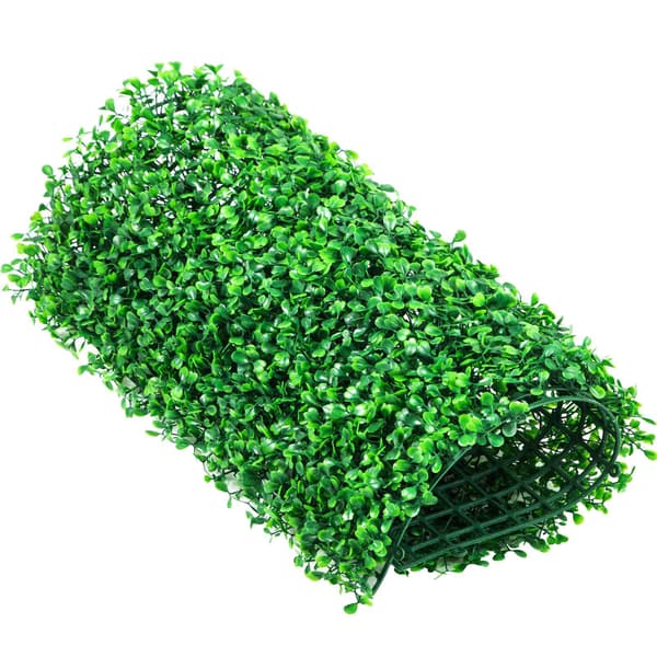 Konstgjorda buxbompaneler, UV-resistenta, 48-pack 25x25 cm