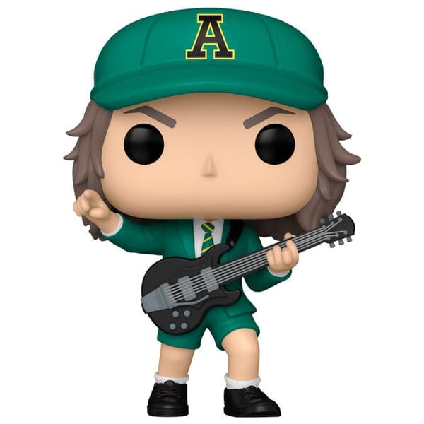 AC/DC Angus Young Pop Figur, samlerobjekt vinyllegetøj