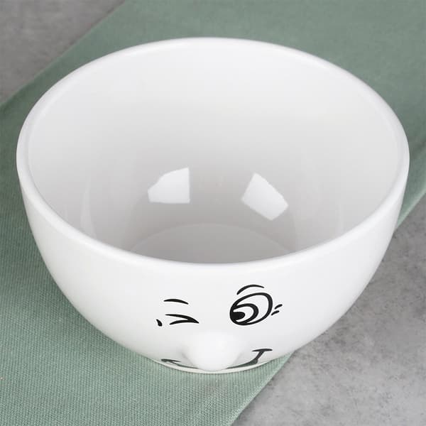 Keramiska smileyskålar 13,5 cm, 550 ml 6 st.