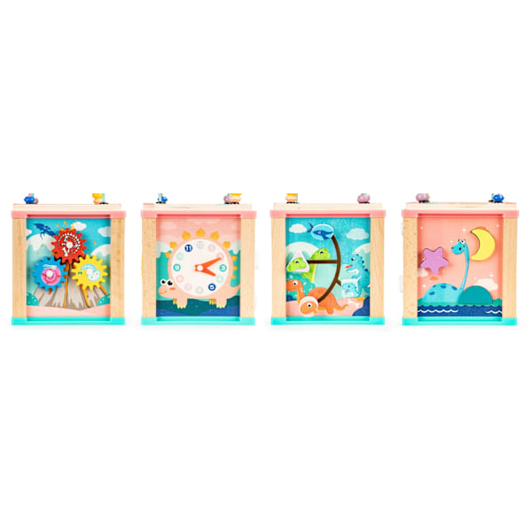 Træ pædagogisk terning, ECOTOYS mula sorterer