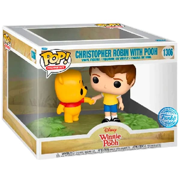 Nalle Puh-figur med Christopher Robin, exklusivt samlarobjekt