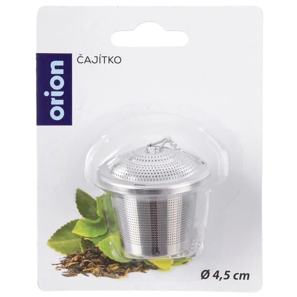 Te-infuser i rustfrit stål med kæde, 4,5 cm
