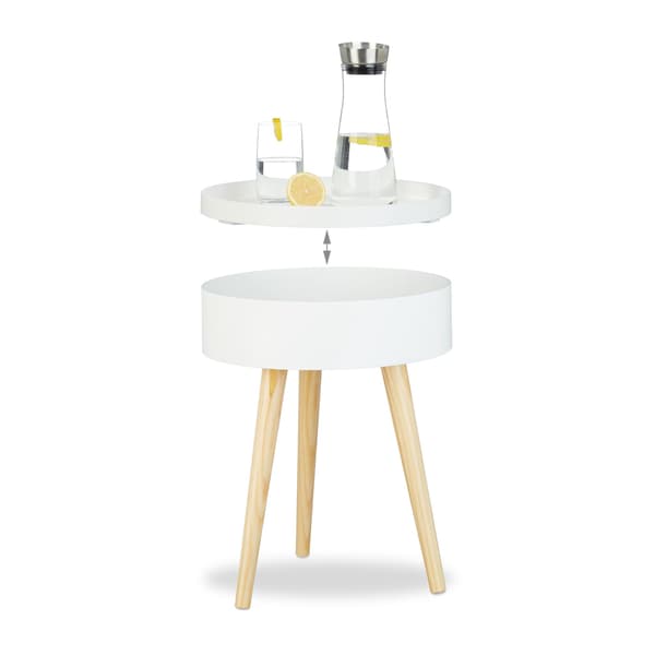 Rundt sidebord