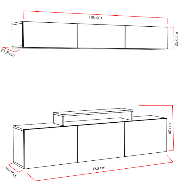 TV Unit Line - Vit