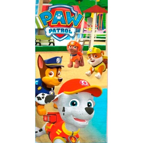 Paw Patrol mikrofiber strandhåndklæde