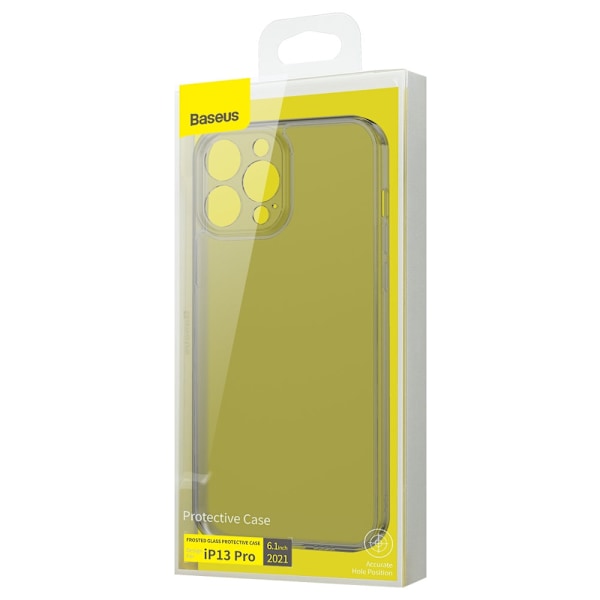 Cover til iPhone 13 Pro, stift cover med gelramme, sort