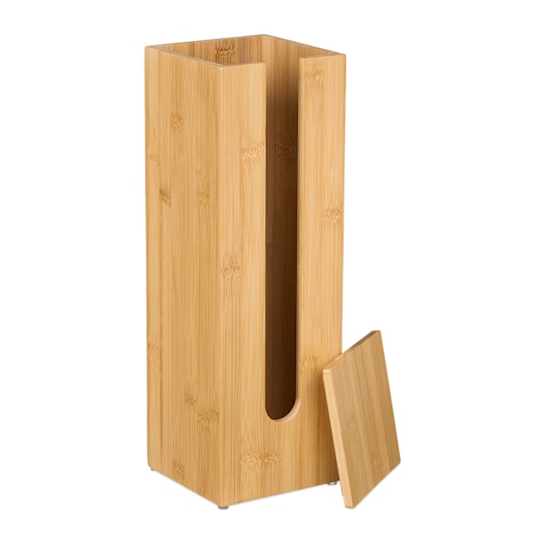 WC-paperirullien säilytys bambussa