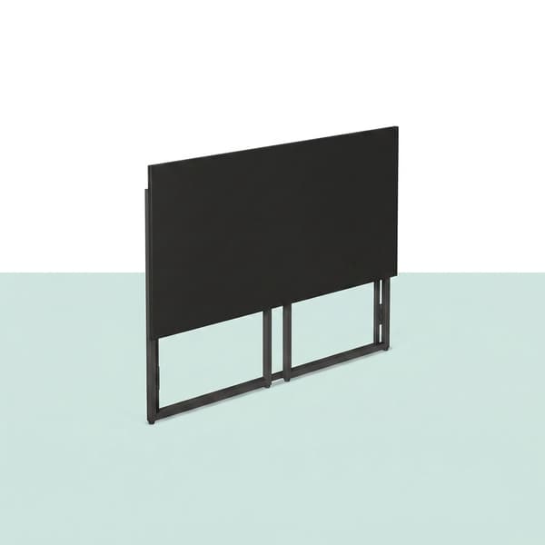 Klapbord, Sort – 80 x 40 cm, Træ & Stål