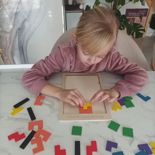 Träpussel/tetris Kruzzel 22667