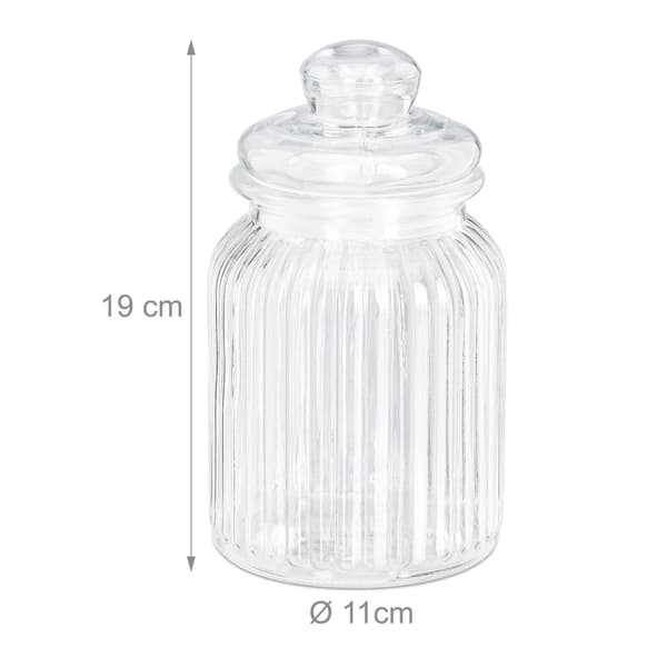 Lasipurkit 6 kpl 1000 ml