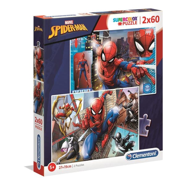 2x60 puslespil Kids Spider-