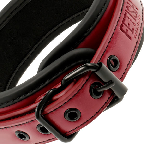 Fetish Submissive Dark Room - Neopren Foder Chain Halsband