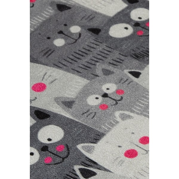 Bathmat Meow - harmaa (40 x 60)