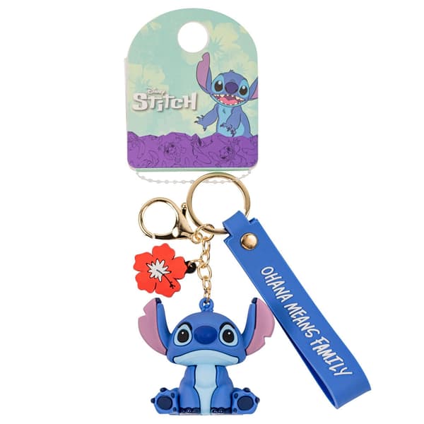 Stitch nyckelring, söt design, slitstarkt material