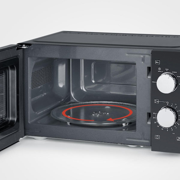 Mikrobølgeovn Sort 700W 17 liter MW 7886