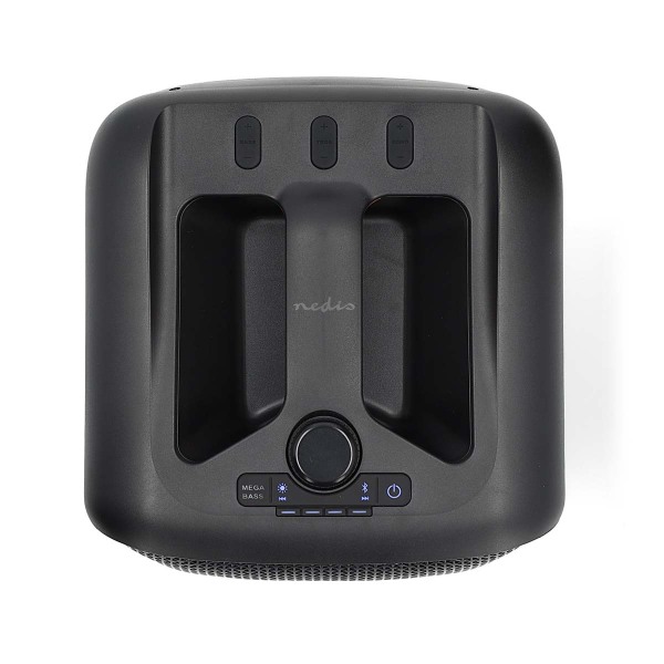 Bluetooth® Party Speaker | Maksimal batteritid: 5 timer | 150 W | Bærehåndtag | Fest lys | Kan parres | Equalizer | Orange / Sort