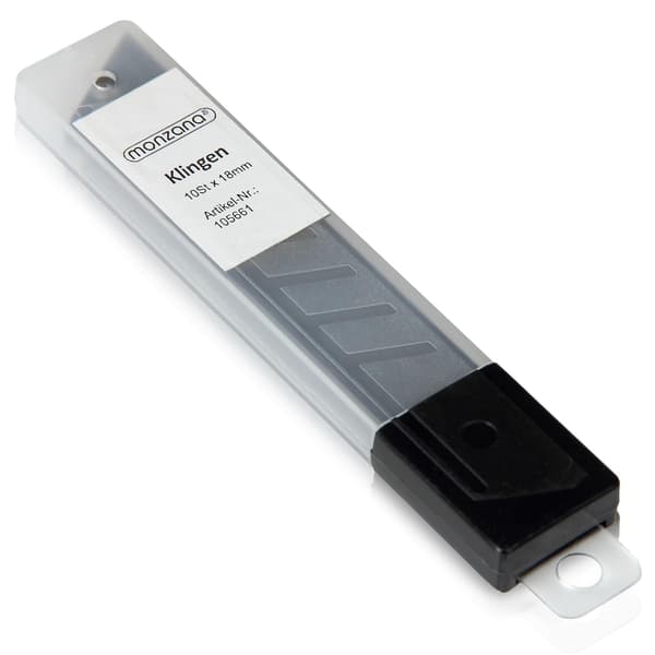 Ersättningsblad för mattknivar, 18 mm, 100-pack