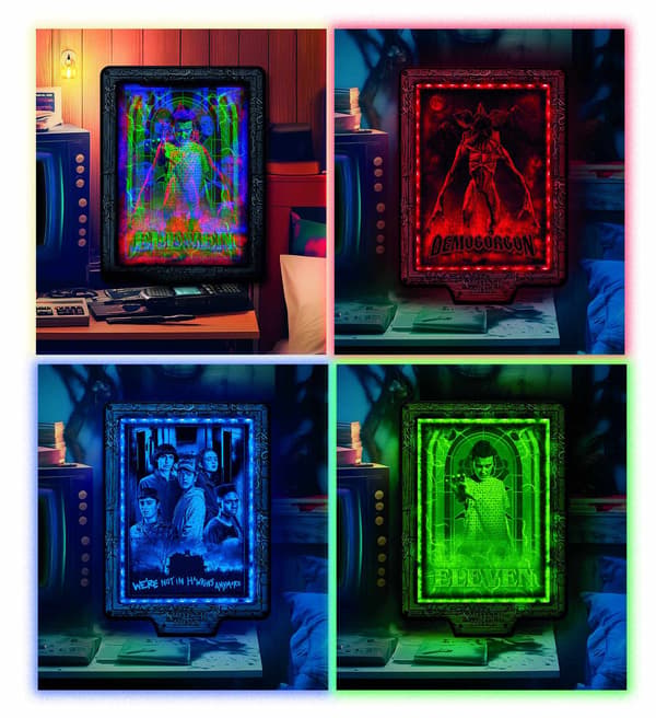 Clementoni Stranger Things LED-palapeli 520 palaa, yksitoista