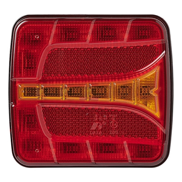 Baglygte 4 funktion 106 x 99 mm LED højre