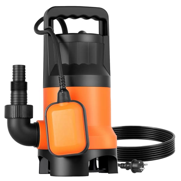 Dränkbar sumppump 650W, 15000 L/H, flottörbrytare