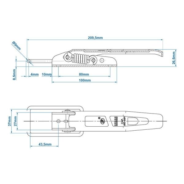 Släpspärr SPP ZB-01C