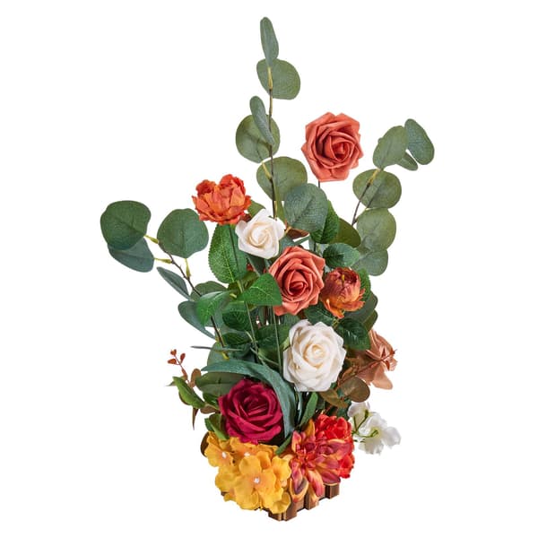 Dekorativa konstblommor, 4-pack, 450 mm, orange
