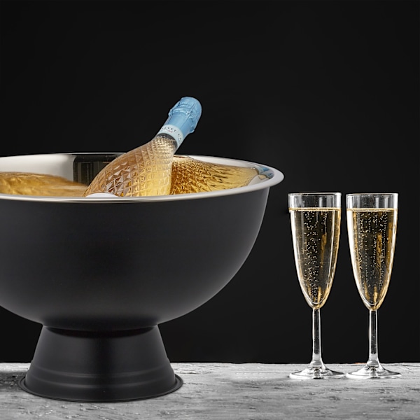 Champagnekylare i rostfritt stål