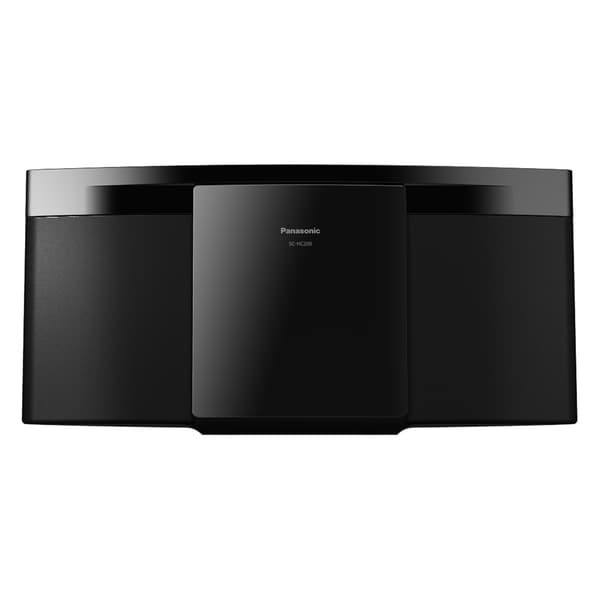 Kompakti seinälle ripustettava microstereo musta