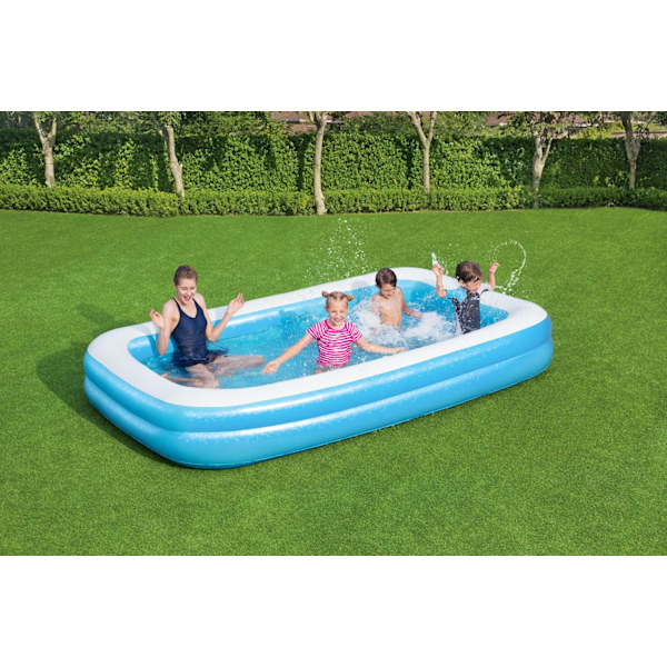 Familiepool Blå Rektangulær 305 x 183 x 46cm