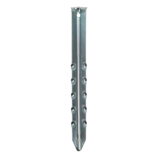 Tältpinne 30 cm metallribbad