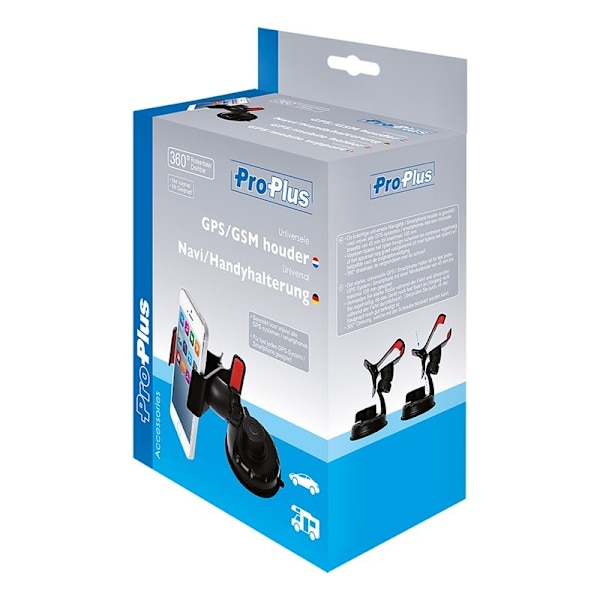 Universal GPS/mobilholder med sugekop
