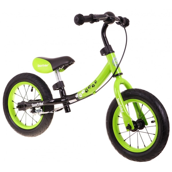 Justerbar Green Balance cykel til børn 2-6, 10"-12" hjul