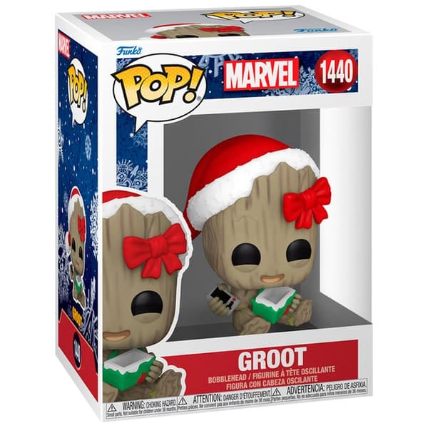 Marvel Groot figur med gave, samlerlegetøj til fans