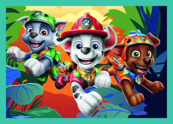 Paw Patrol 4-i-1-pusselset för barn