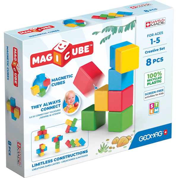 Geomag Magicube Byggeklodser 8 stk