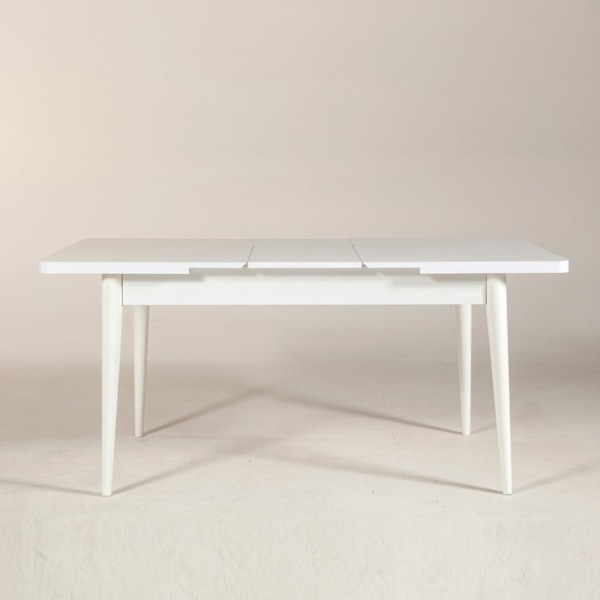 Utdragbart matbord Vina - Vit