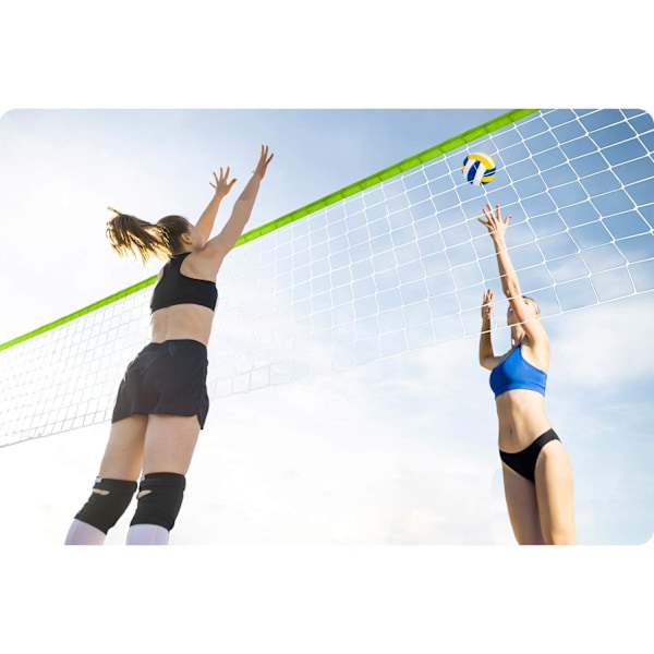 Net og stativ til volleyball og badminton, 570 cm