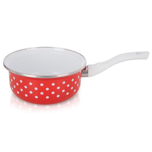 TECKA emaljerad kastrull 16 cm, 950 ml