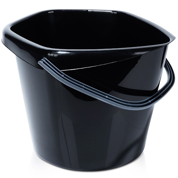 Sort plastspand 14 l