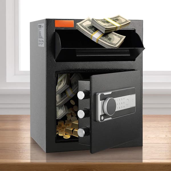Depotboks 1,7 Cu Ft, Drop Slot, Elektronisk Lås