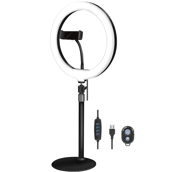Ring light för smartphone Ø25cm m bordsstativ
