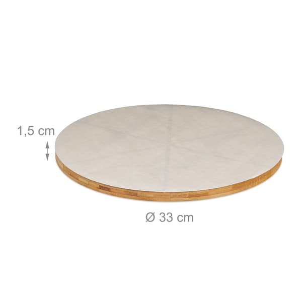 Bambuinen pizzalautanen, 2 kpl, leivinpaperilla