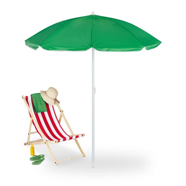 Grönt parasoll 160 cm